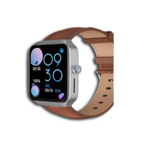 G-Tide S1 Lite Calling Smart watch with SpO2 - Leather Brown